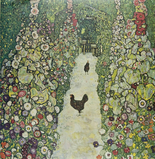 MT_167_JOOMLA_Klimt_Garden Path with Chickens